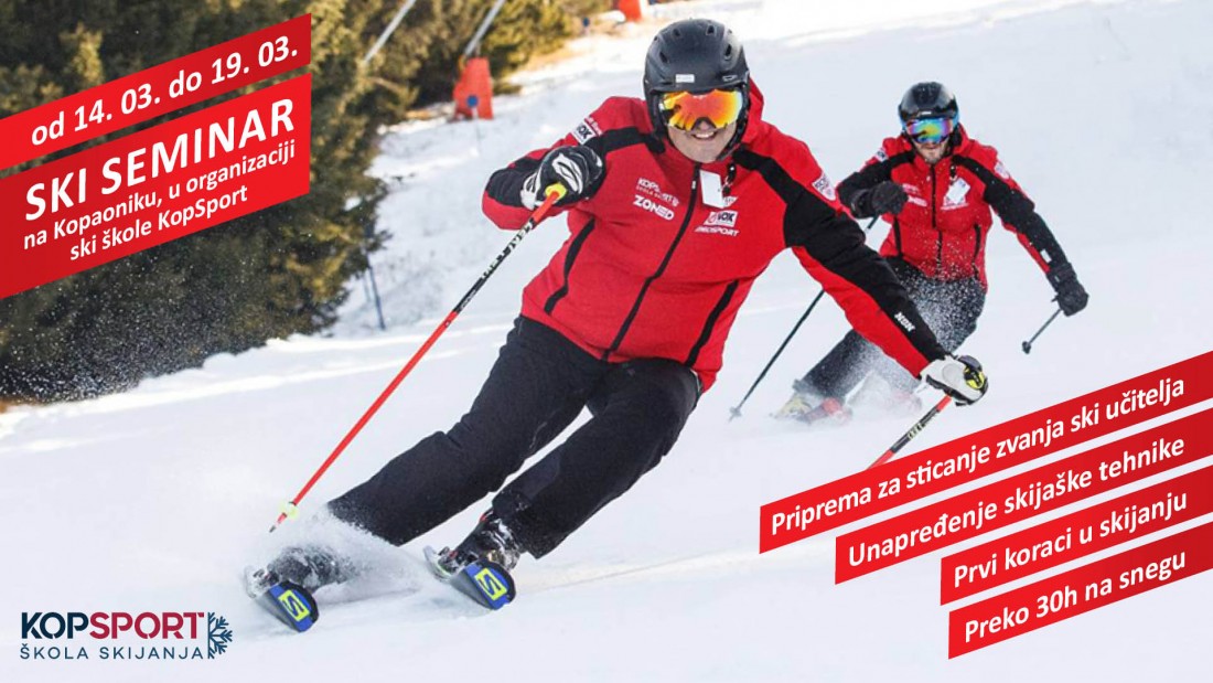Seminar skijanja ski škole KopSport