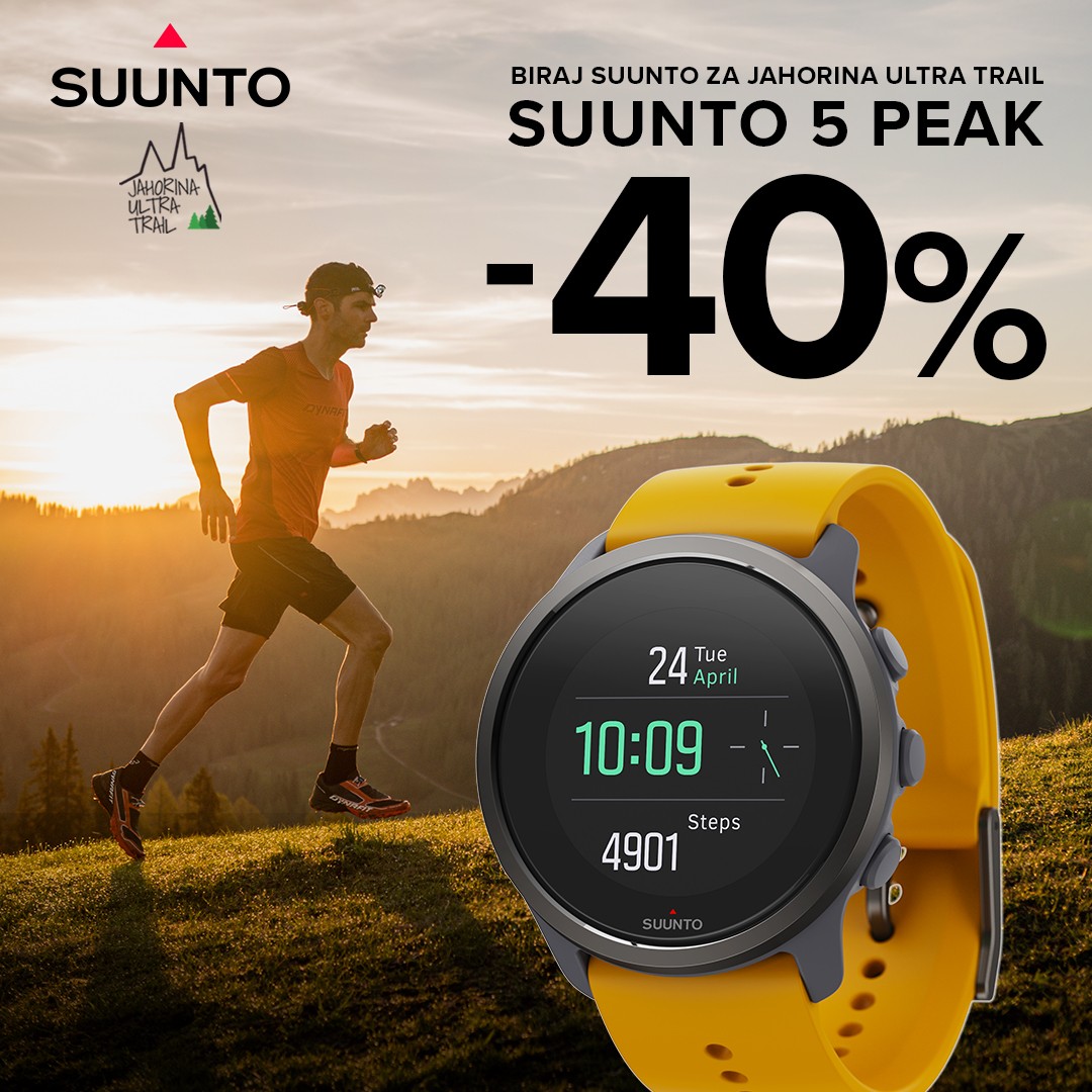 Suunto 5 Peak: Tvoj savršeni partner za Jahorina Ultra Trail avanturu!