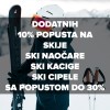 10% popusta na skije, ski naočare, ski kacige, ski cipele